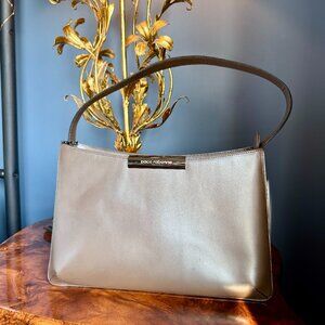 Vintage Early 00s Y2K  Paco Rabanne Grey Adjustable Shoulder Bag